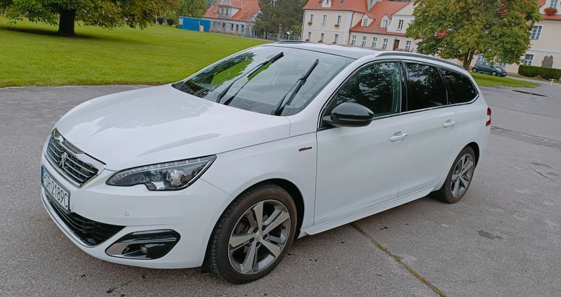 Peugeot 308 cena 45700 przebieg: 147000, rok produkcji 2016 z Kórnik małe 232